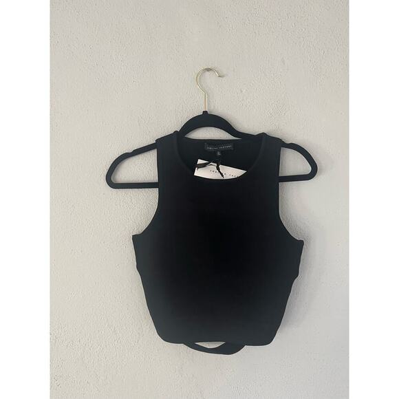 Anthropologie Endless rose Women's Back Tie Detail Halter Neck Top, Medi… - Picture 3 of 8